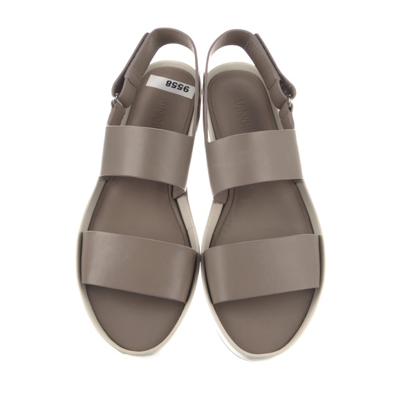 Vince Westport Platform Sandals Womens Size 9M Beige Leather Minimalist NIB - Picture 9 of 12